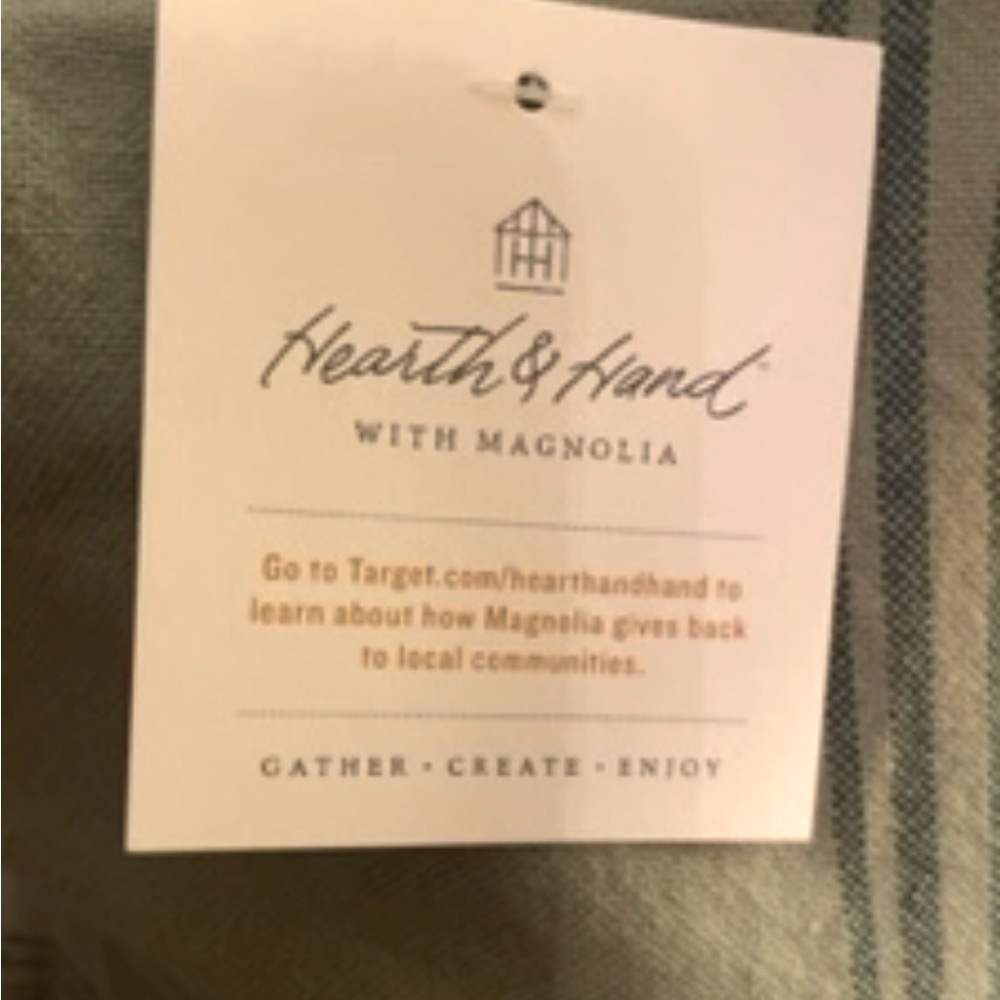 Hearth & Hand Adult Apron (Adjustable open-waist,-Sage Green, 100% cotto… - Picture 10 of 16